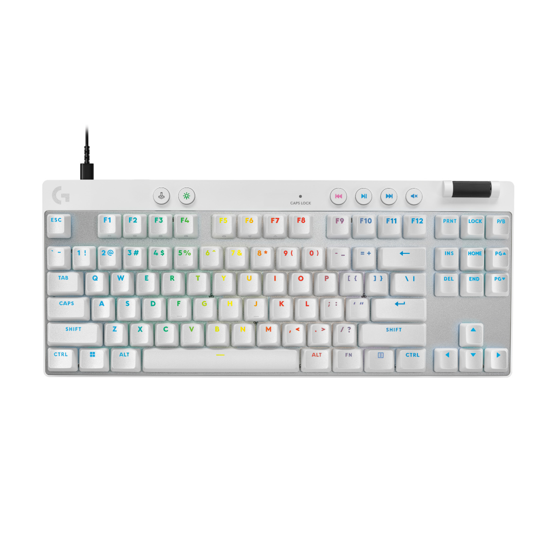 LOGITECH PRO X TKL RAPID GAMING KEYBOARD - WHITE