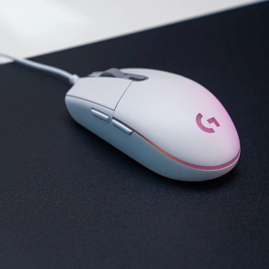 LOGITECH G102 LIGHTSYNC 8000DPI Gaming Mouse -White