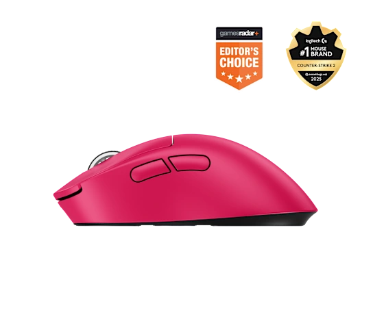 LOGITECH PRO X SUPERLIGHT 2 DEX Wireless Mouse - Magenta