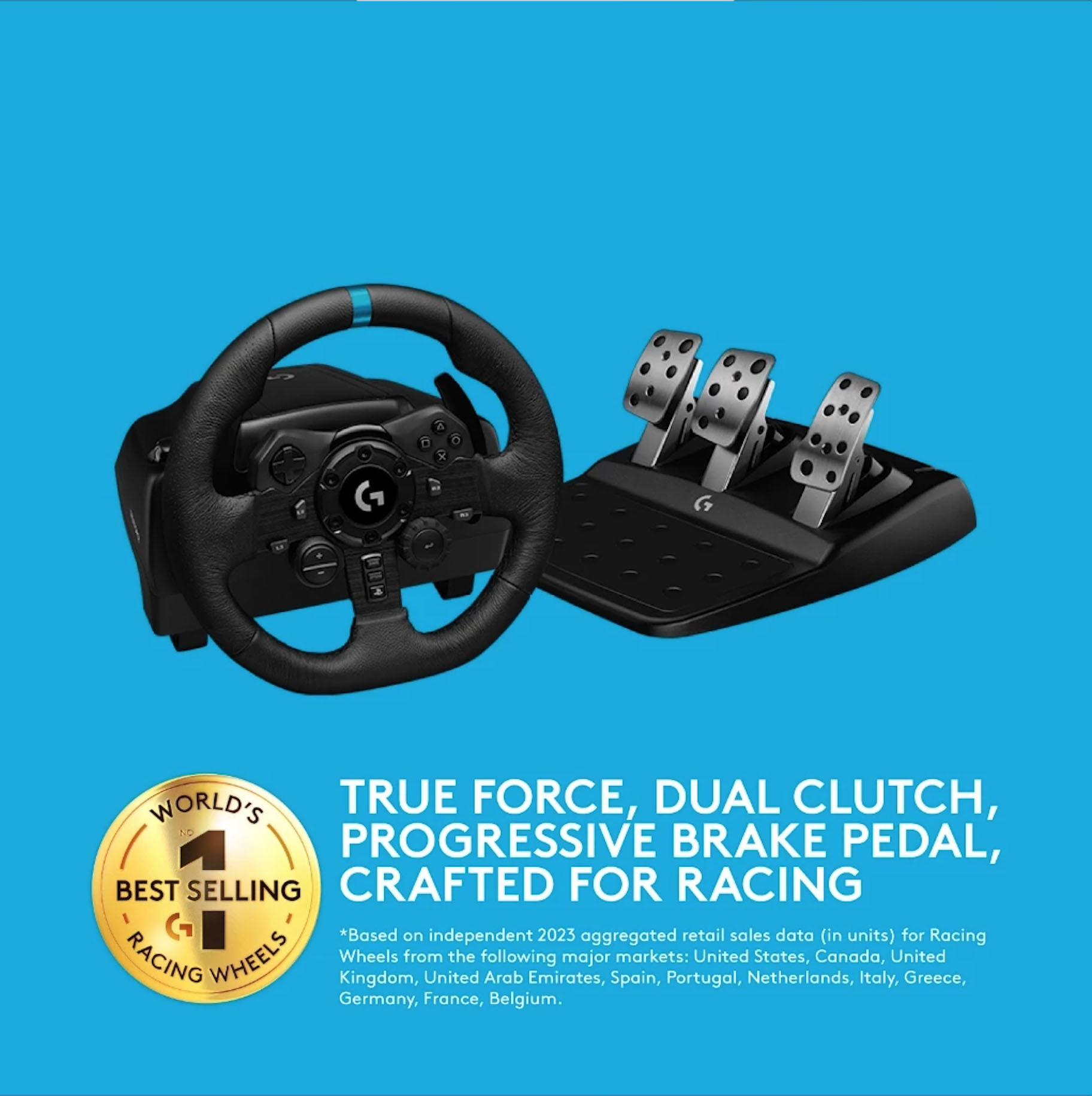 Logitech G923 True Force Steering Wheel