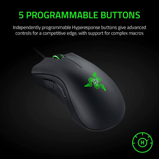 RAZER Deathadder Essential Wired Gaming Mouse Black