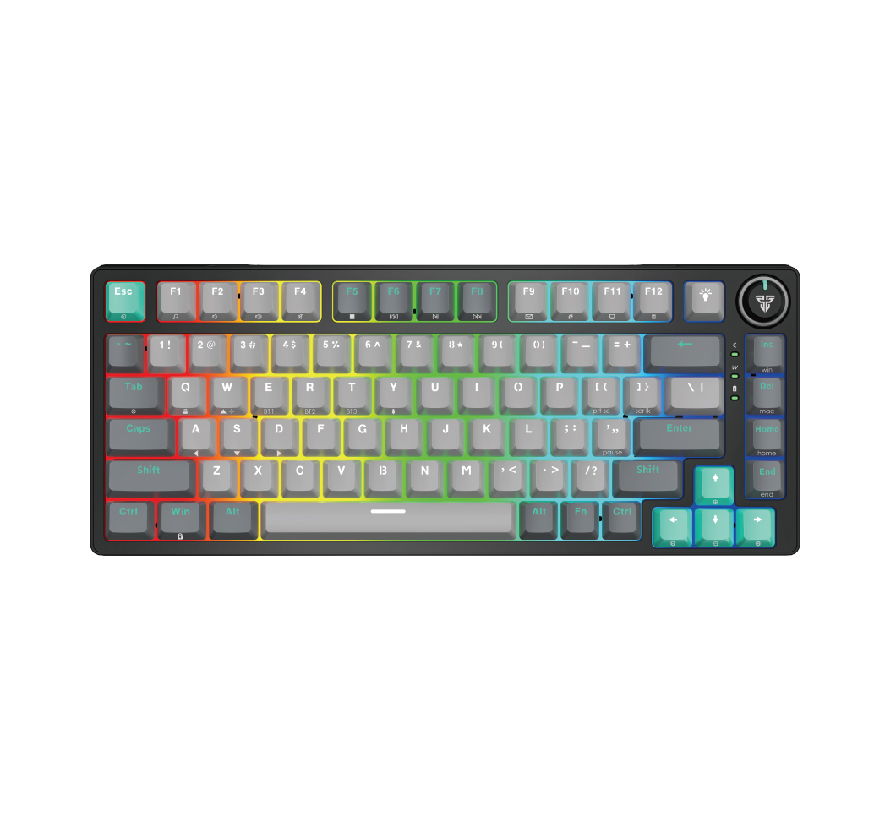 FANTECH ATOM PRO 83 MK913 WIRELESS MECHANICAL KEYBOARD MERCURY BLUE