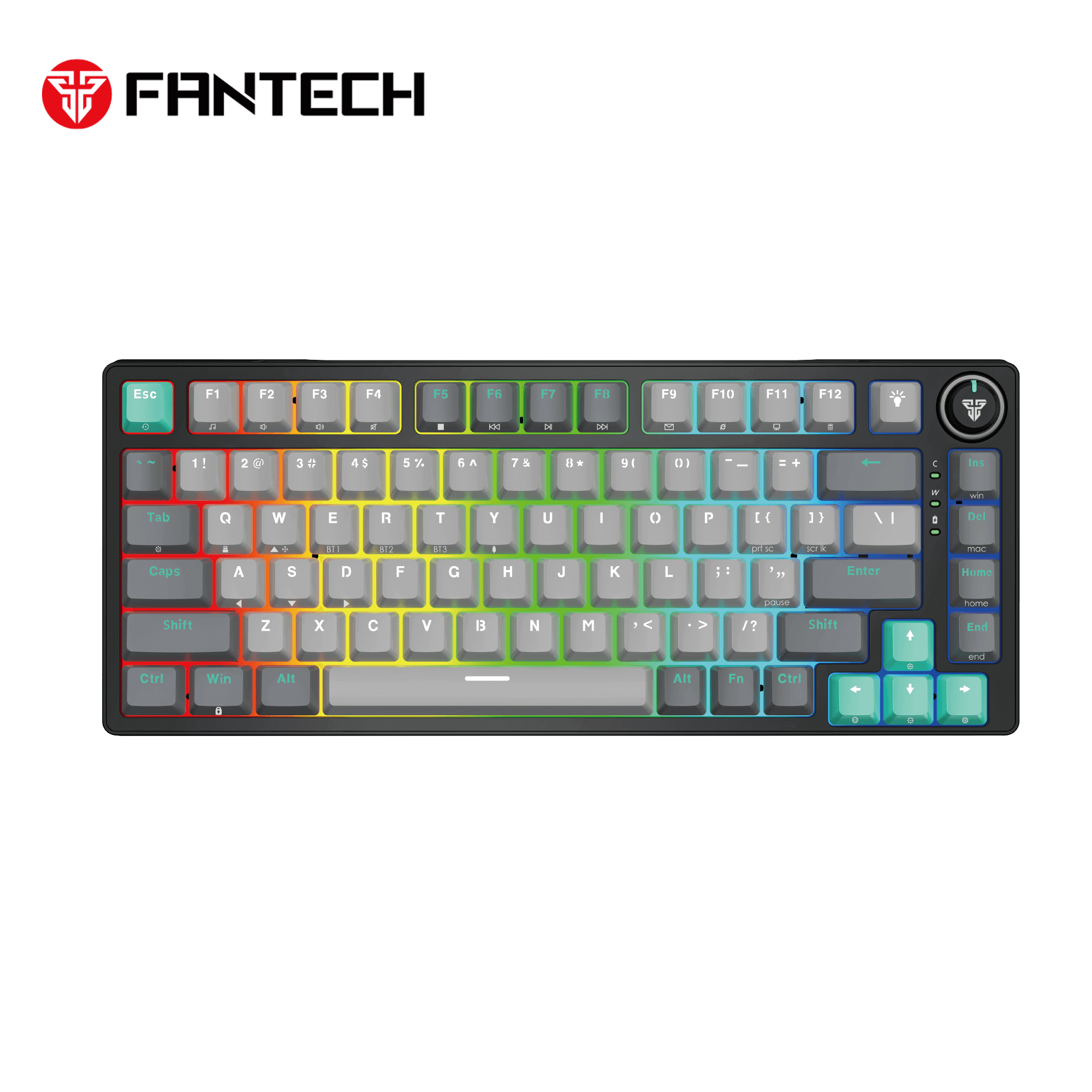 FANTECH Atom Pro 83 MK913Wireless Mechanical Keyboard Mercury Blue