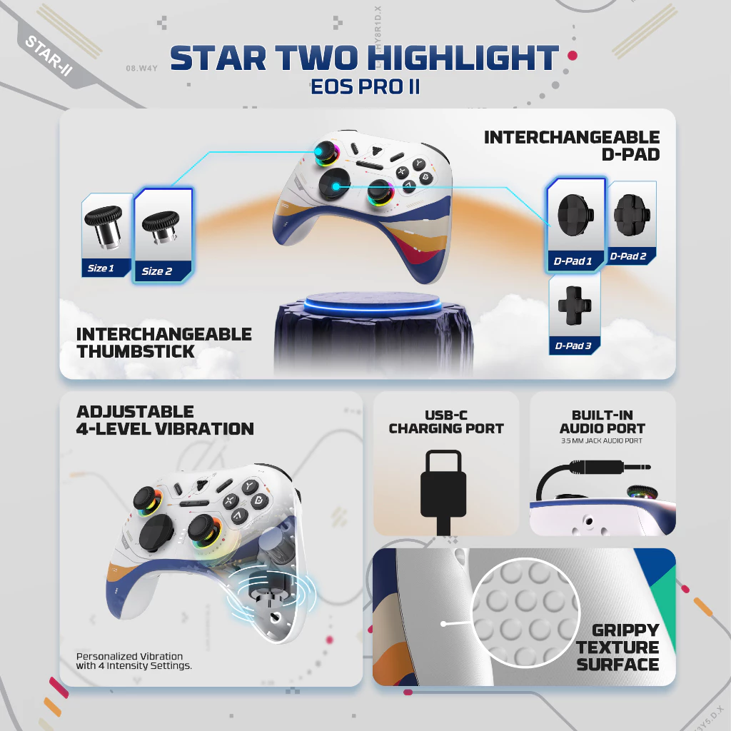 FANTECH EOS PRO WGP15V2S Gamepad STAR II White