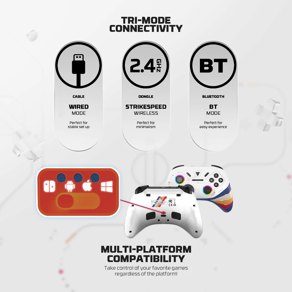 FANTECH EOS PRO WGP15V2S Gamepad STAR II White