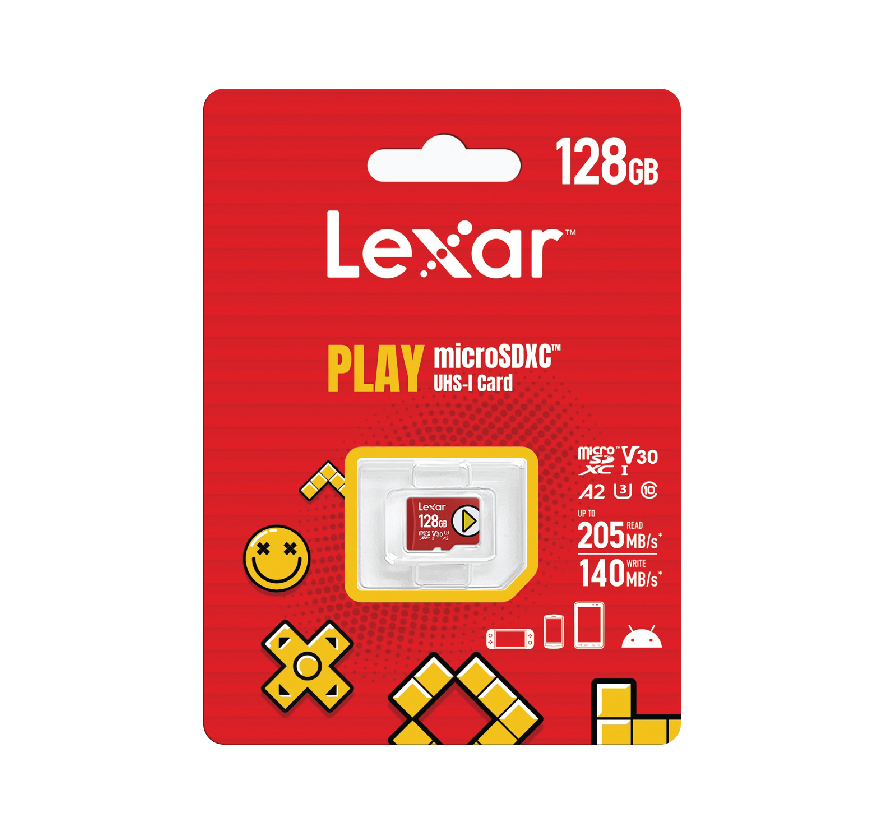 LEXAR PLAY MICROSDXC UHS-1, U1, V10 -  128GB