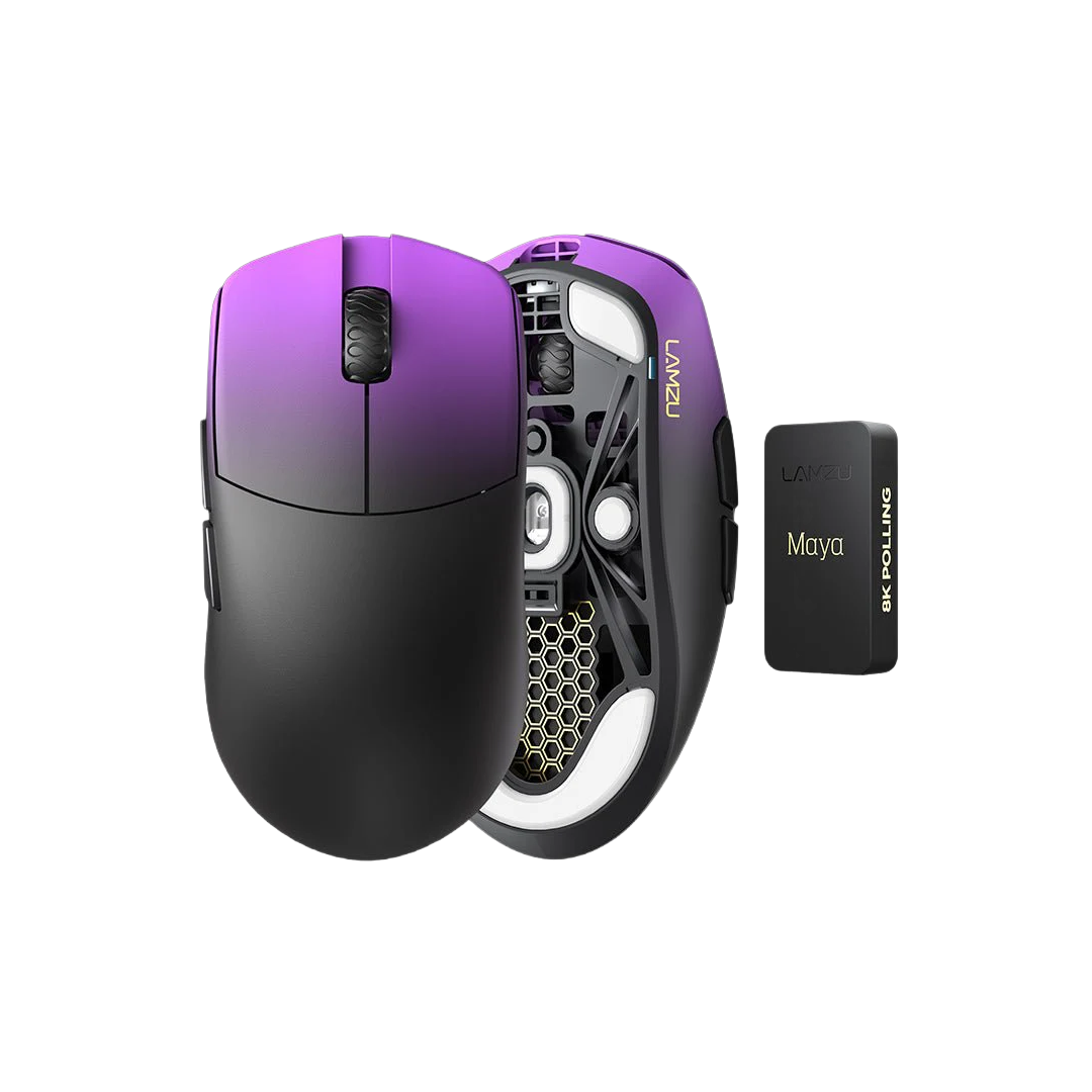Lamzu Maya Champion Edition Wireless Gaming Mouse - Purple