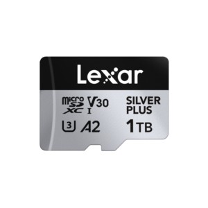 LEXAR LMSSIPL001T-BNANG 1TB MICRO SDXC UHS-I SILVER PLUS W 150MBs R 205MBs