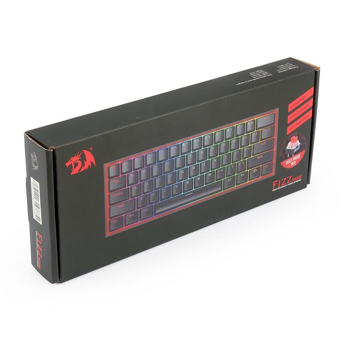 REDRAGON FIZZ K617 RGB Keyboard - Black
