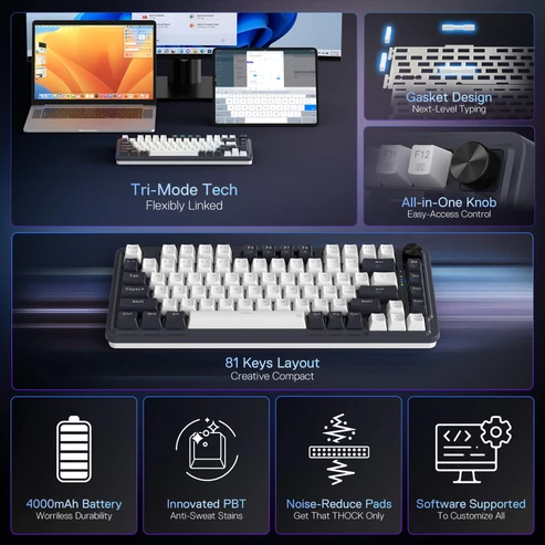 REDRAGON UCAL K673WB RGB Pro Keyboard