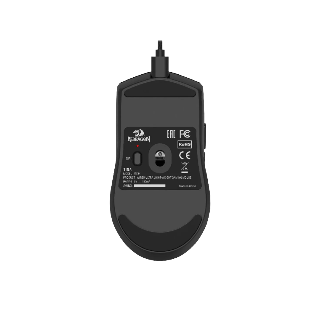 Redragon Wired Gaming Mouse Ultra Weight KING M724 Black