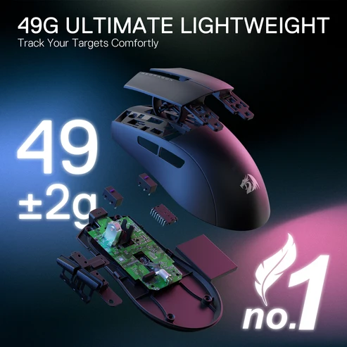 REDRAGON K1NG M916 LITE Wireless Gaming Mouse Black