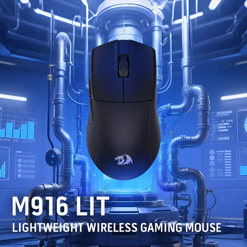 REDRAGON K1NG M916 LITE Wireless Gaming Mouse Black