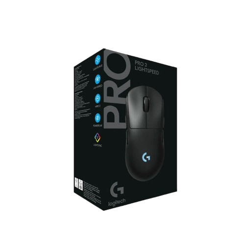 Logitech PRO 2 LIGHTSPEED Wireless Mouse - Black