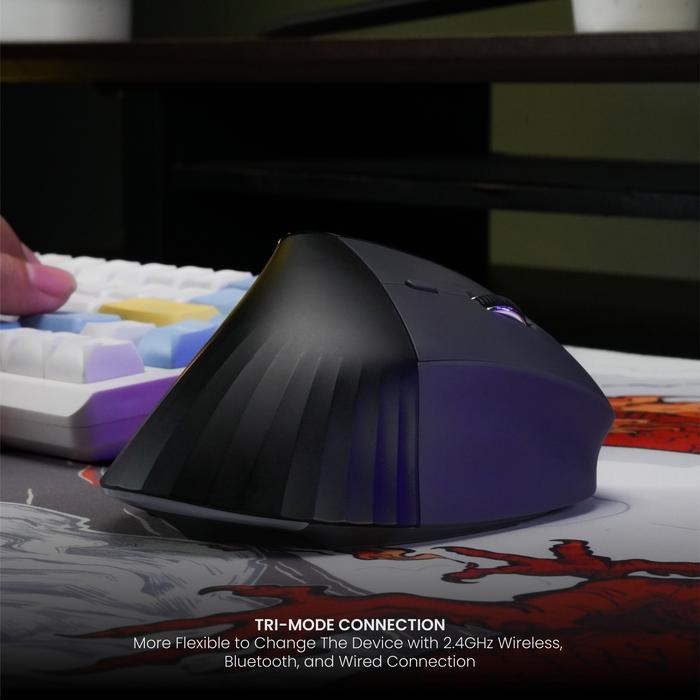 RYUNIX ARAKA MX4 Vertical Mouse 3Mode - Black
