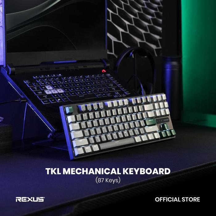 KEYBOARD GAMING MECHANICAL REXUS KX4 V2 DARK GREY RED