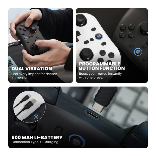 Gamepad REXUS Wireless ASTA GX150 V2 Black