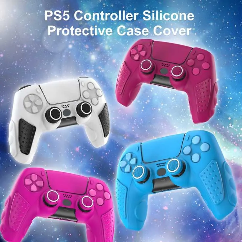 IINE Silicon Case for Controller PS5 - Red