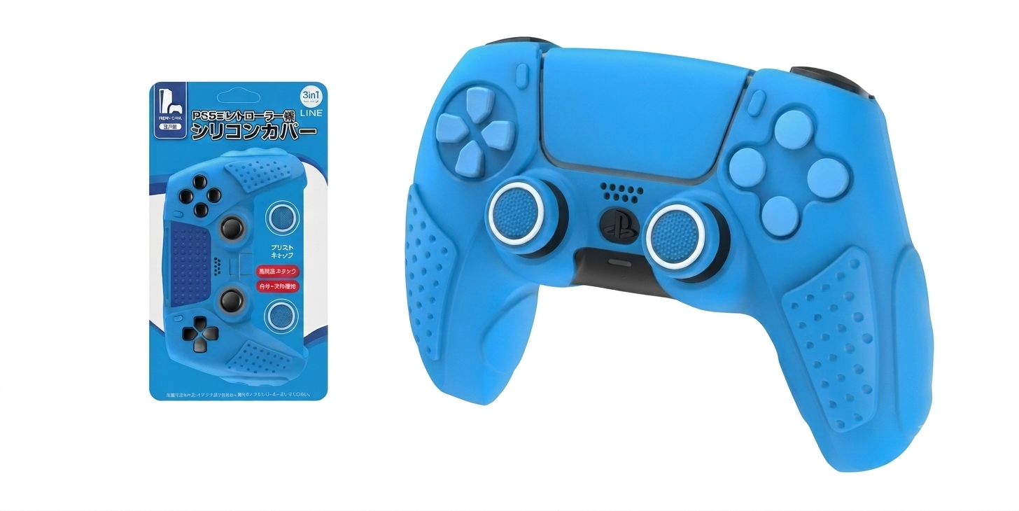 IINE Silicon Case for Controller PS5 - Blue
