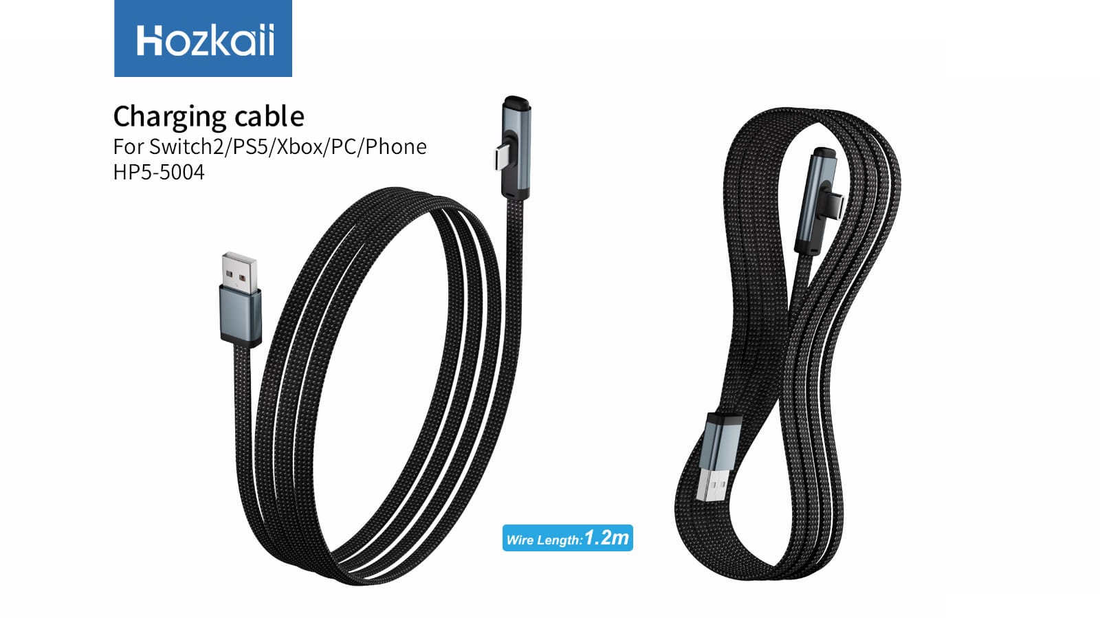 HOZKAII Data Cable USB to Type C