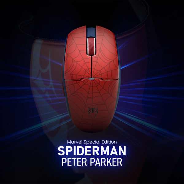 REXUS RIVA RX120 Marvel Edition Mouse Gaming Wireless - Spiderman