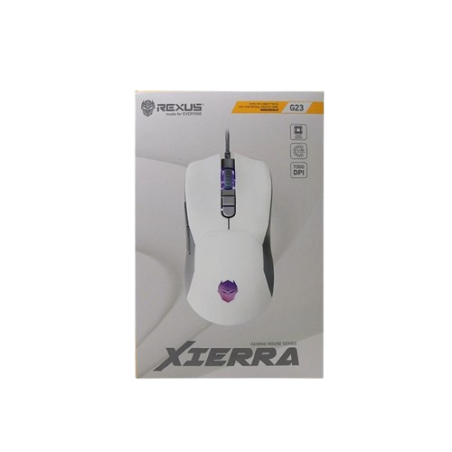 Rexus G23 7D USB 3200DPI Mouse Gaming White
