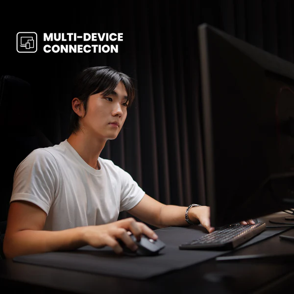 REXUS Flow QZ30 Mouse Office Wireless Black