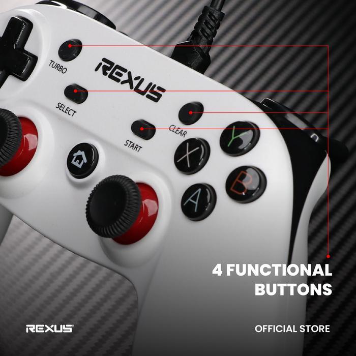 GAMEPAD REXUS GLADIUS GX1 WHITE
