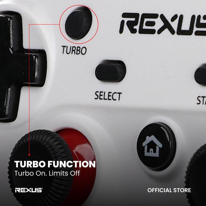 GAMEPAD REXUS GLADIUS GX1 WHITE