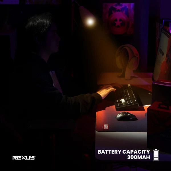 REXUS RIVA RX120 Marvel Edition Mouse Gaming Wireless - Miles Morales