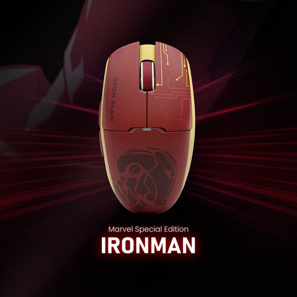 REXUS RIVA RX120 Marvel Edition Mouse Gaming Wireless - Iron Man