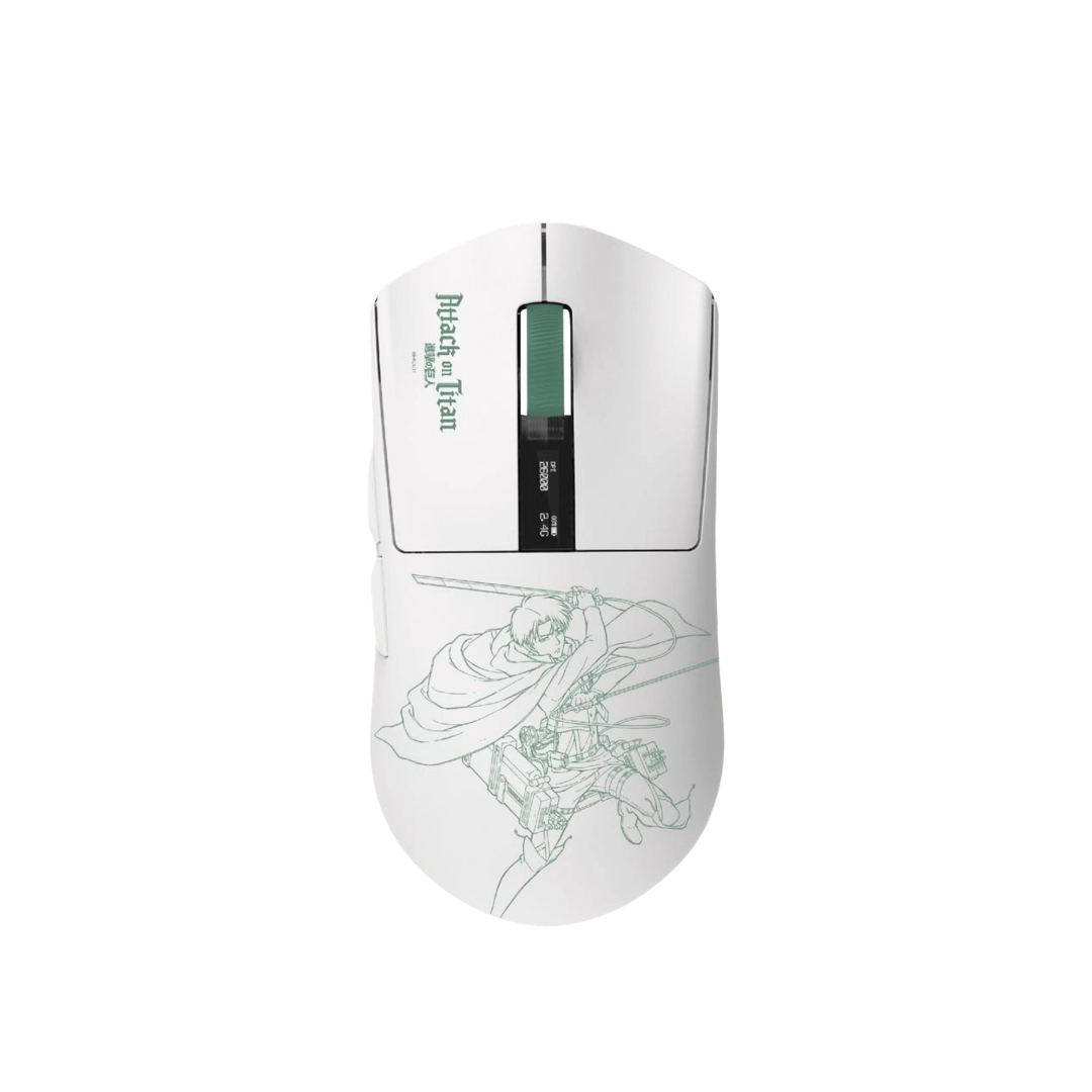 Rexus Sable RX-140 Mouse Gaming Wireless Attack on Titan - White