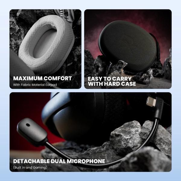 HEADSET WIRELESS 3 IN 1 REXUS DAXA SEDNA SL1 WHITE
