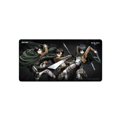 MOUSEPAD GAMING AOT LEVI EREN MIKASA RX MP50
