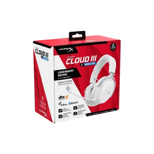 HYPERX CLOUD III S WIRELESS WHITE