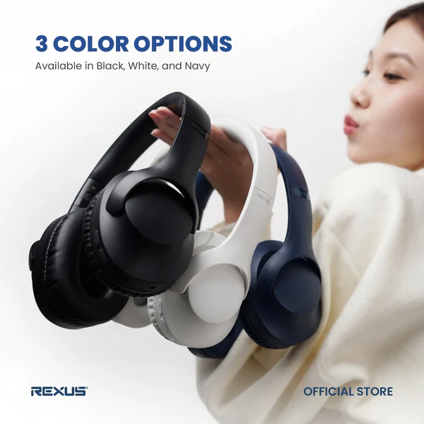 REXUS Metro M2 Wireless Headset Bluetooth - Black