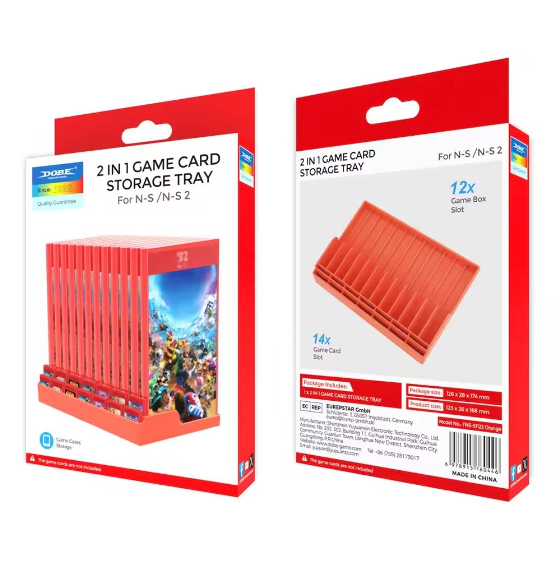 DOBE Game Card Storage Tray 2 IN 1 TNS-51122