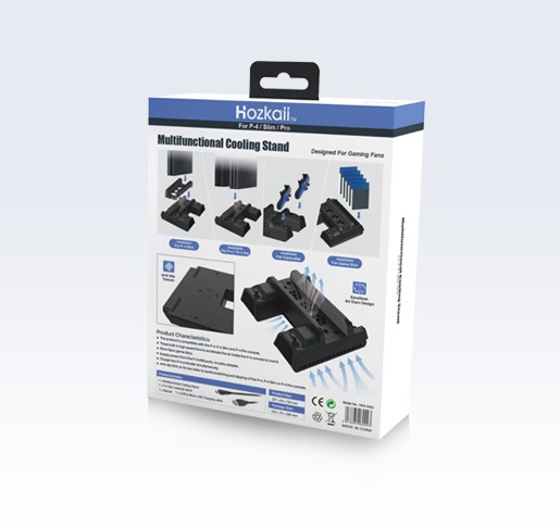 HOZKAII Multifuctional Cooling Stand for PS4 HP4-5402