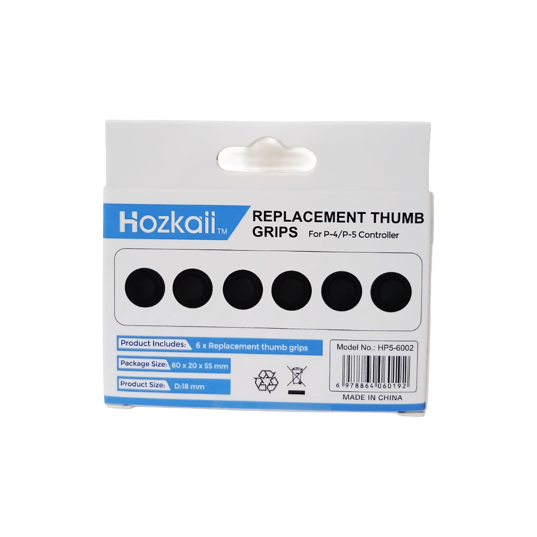 HOZKAII Replacement Thumb Grips 6 Pack HP5-6002