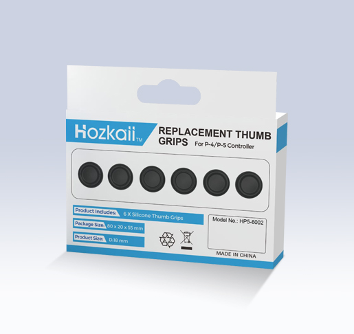 HOZKAII Replacement Thumb Grips 6 Pack HP5-6002
