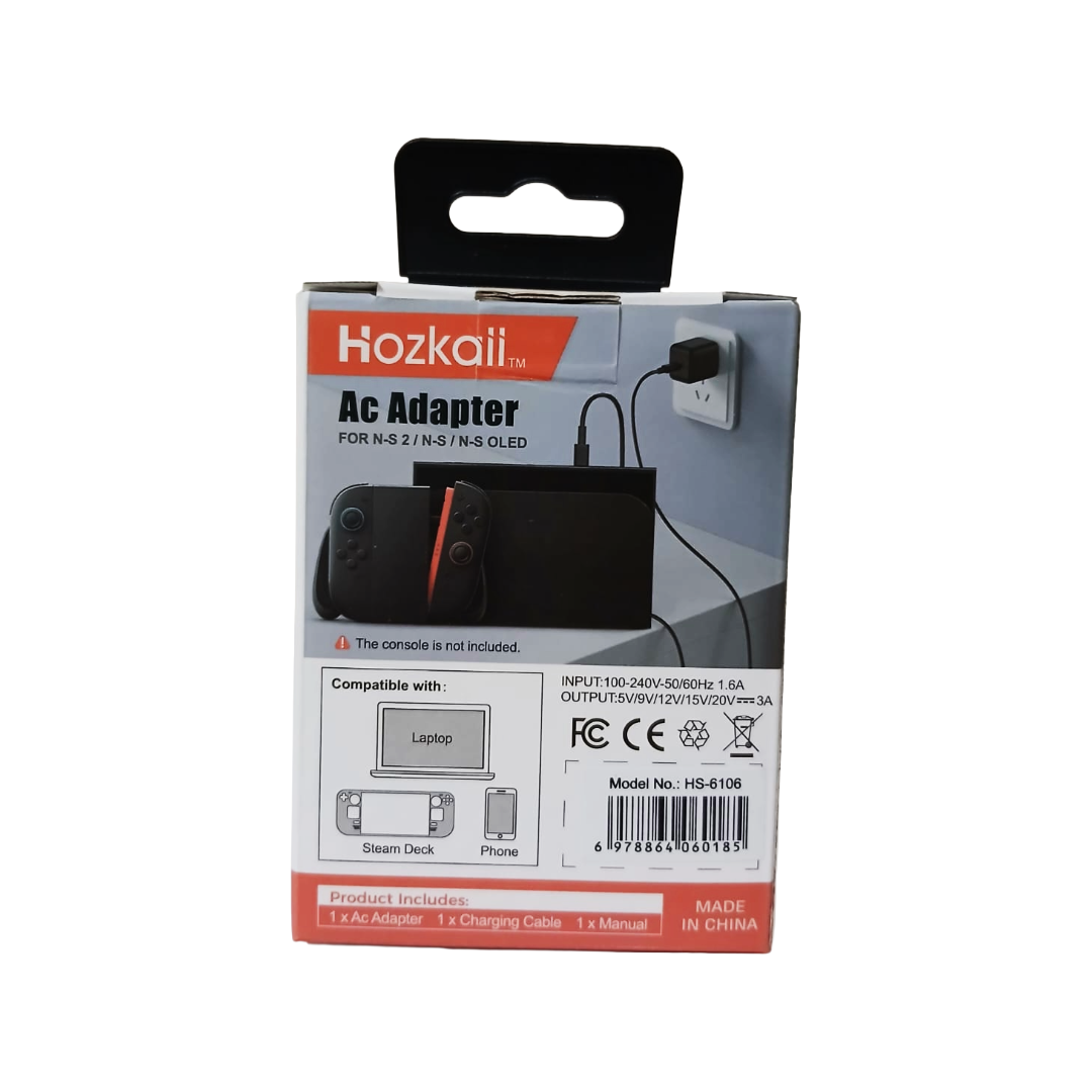 HOZKAII AC Adapter for Nintendo Switch HS-6106