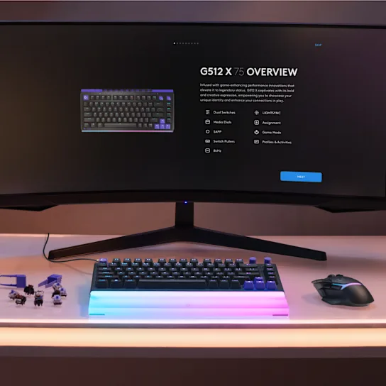 LOGITECH G512 X 75 Gaming Keyboard Black