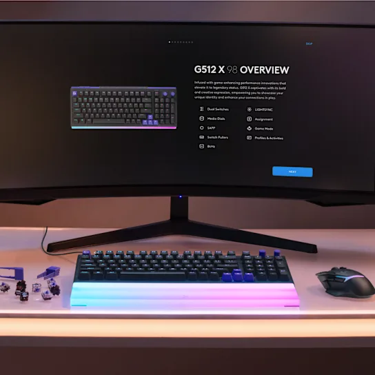 LOGITECH G512 X 98 Gaming Keyboard Black