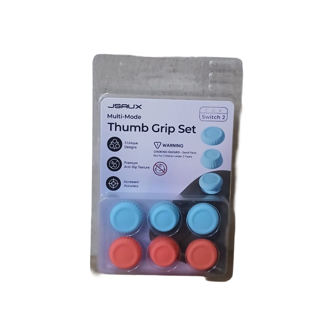 Jsaux Nintendo Switch 2 Thumb Grip Set Orange Blue GP0404