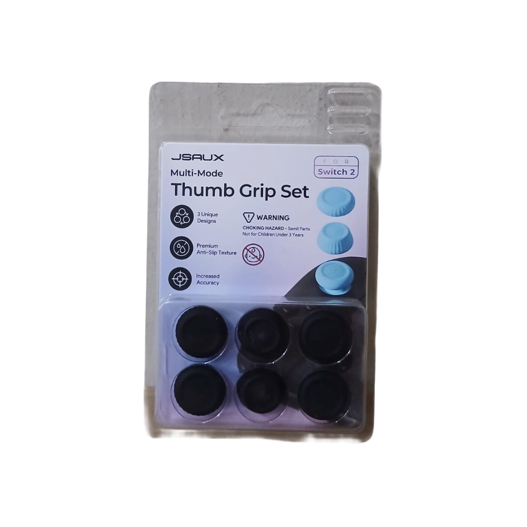 Jsaux Nintendo Switch 2 Thumb Grip Set Black GP0404