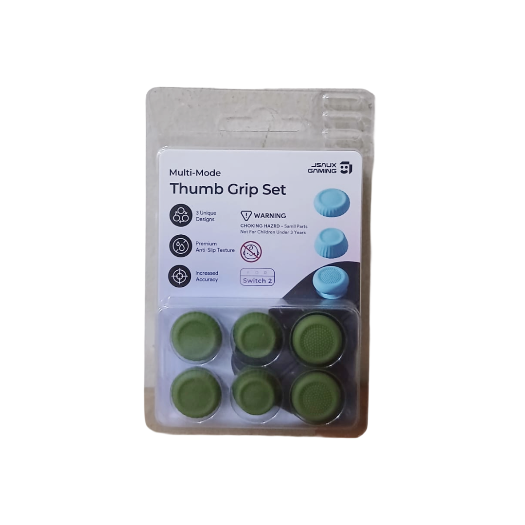 Jsaux Nintendo Switch 2 Thumb Grip Set Green GP0404