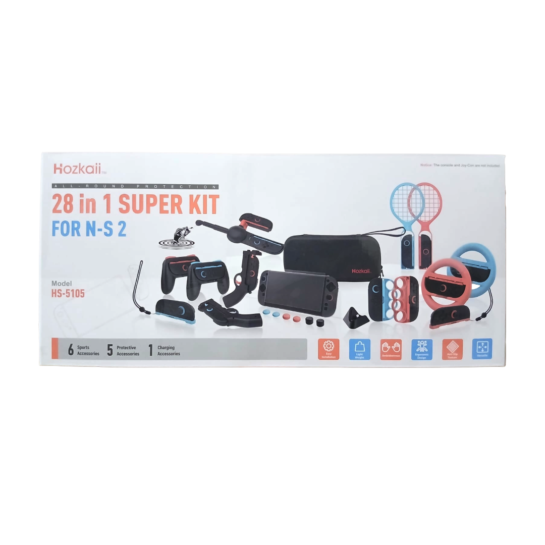 HOZKAII 28 IN 1 Super Kit for Nintendo Switch 2 HS-5105