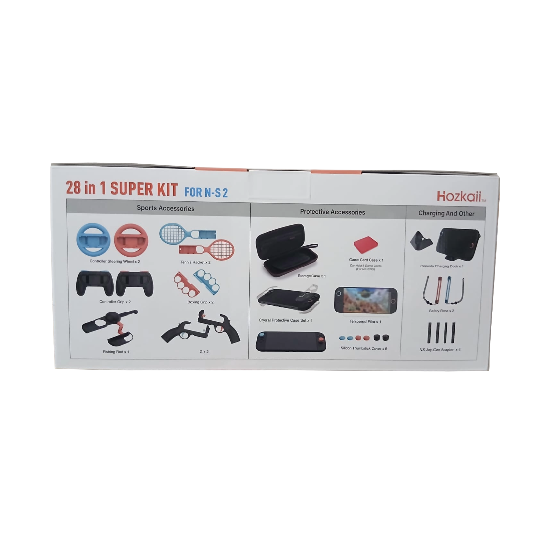 HOZKAII 28 IN 1 Super Kit for Nintendo Switch 2 HS-5105