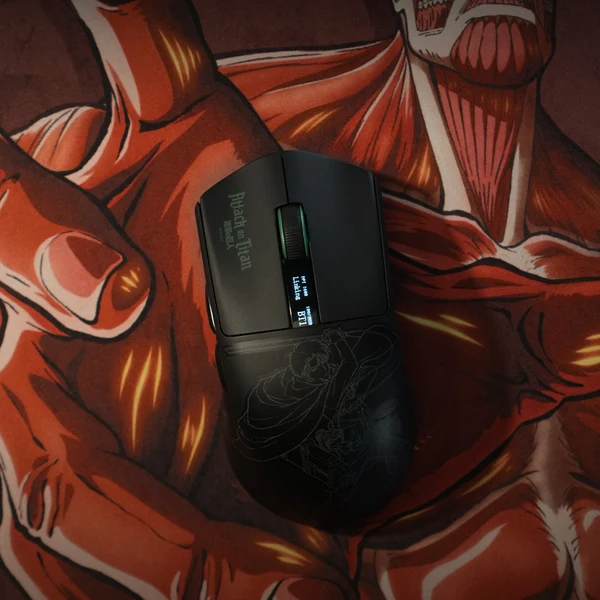 REXUS Sable RX-140 Mouse Gaming Wireless Attack on Titan - Black