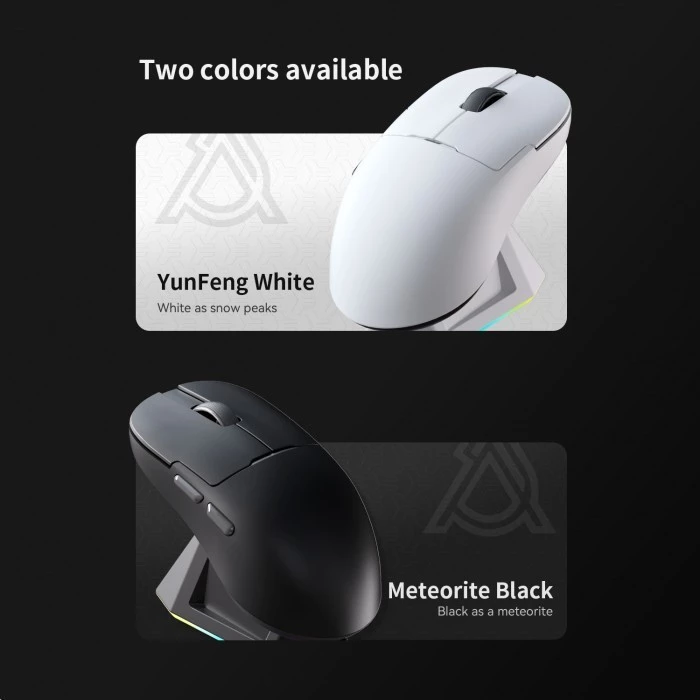AJAZZ AJ159P Gaming Mouse with Magnetic Charging Dock  Black